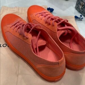 Louis Vuitton Vibrant Orange men’s Shoes size 10.5 - brand new, never worn
